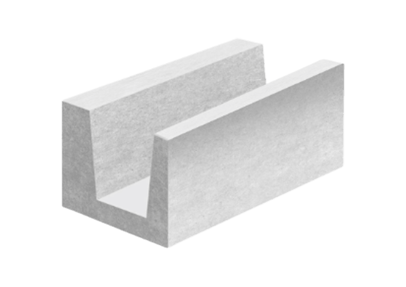 U-блок Н+Н D500 250х250х500 мм