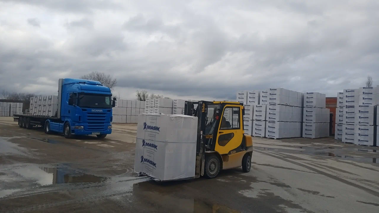Газобетон Masix D500 625x100x250